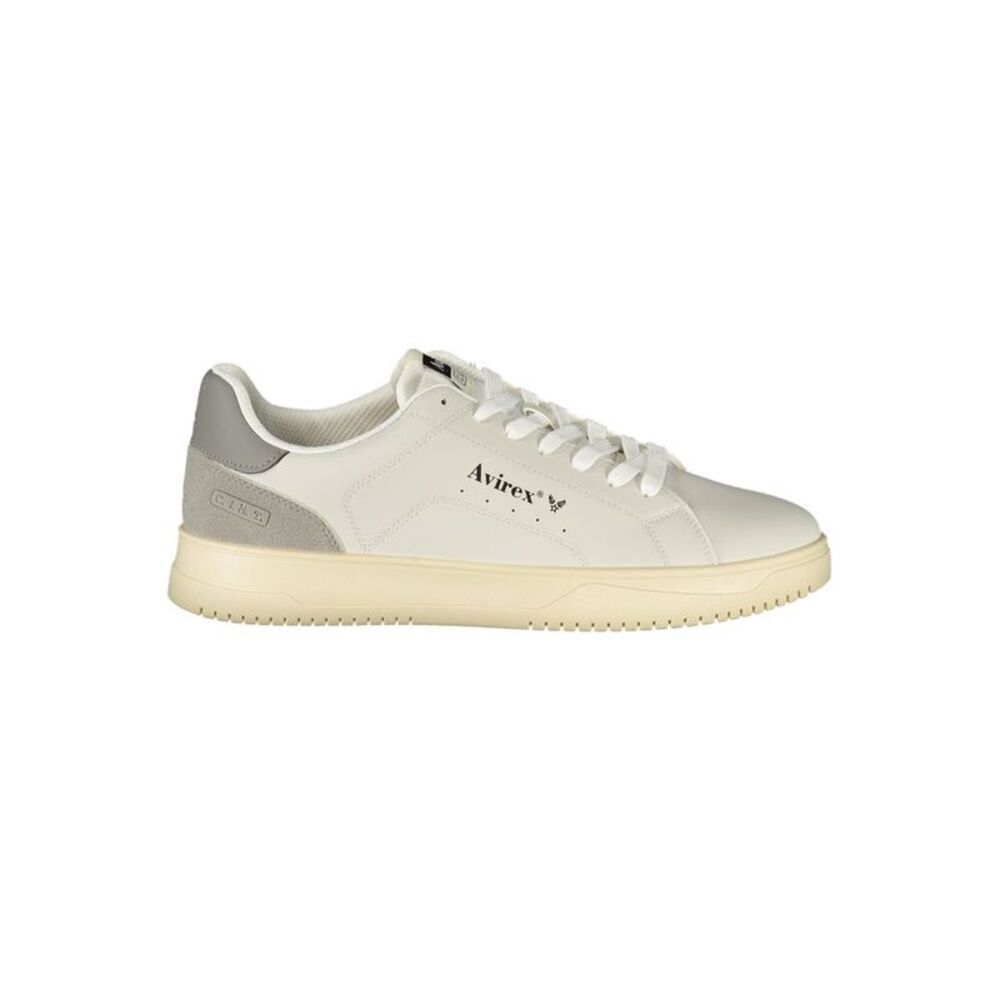 Avirex White Polyurethane Men's Men's Sneaker